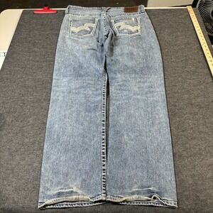 Big Star Men's Voyager Straight 34 Relaxed Men's Jeans Light Wash (34x31) Y2K